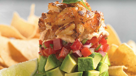 Fresh Avocado Shrimp Stack