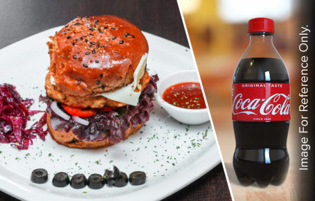 Peri Peri Chicken Burger Coke (250 Ml