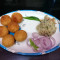 Fried Litti With Chokha