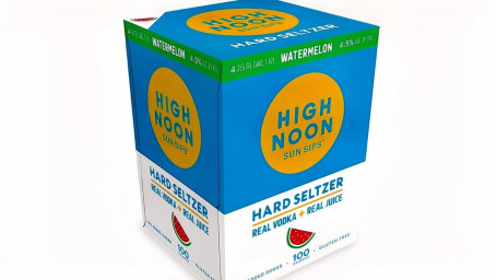 High Noon Sun Sips Vodka Soda Vandmelon 4Pk