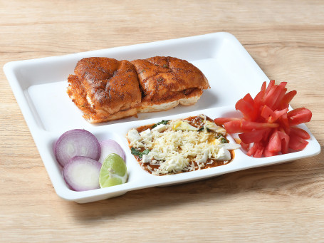 Cheese Pav Bhaji With Amul Butter