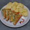 Veg Mayonnaise Ost Grillet Sandwich