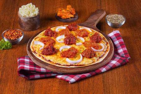 Kylling Tikka Kheema Pizza (Tynd Skorpe)