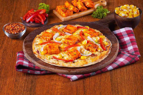 Paneer Tikka Pizza (Tynd Skorpe)