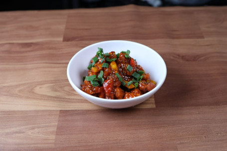 Soyabean Nuggets In Pepper Chilli