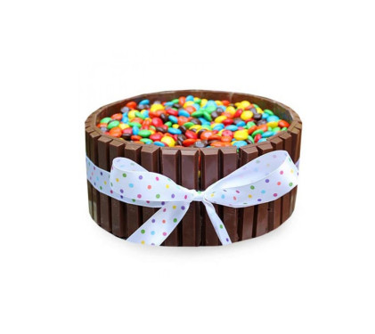 Gems Kit Kat Cake