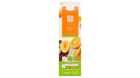 Co Op Orange Juice With Bits