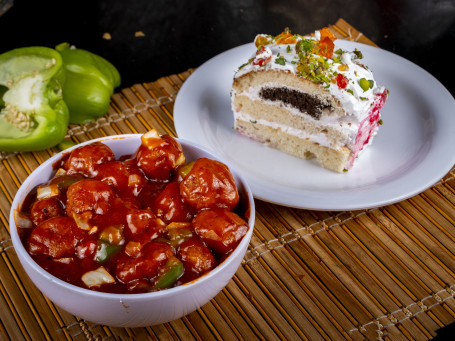 Cassata Pastry Veg Manchurian