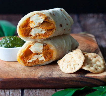 Chicken Afghani Tikka Rolls