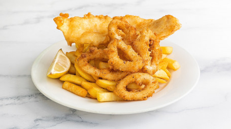 Fish, Chips And Calamari