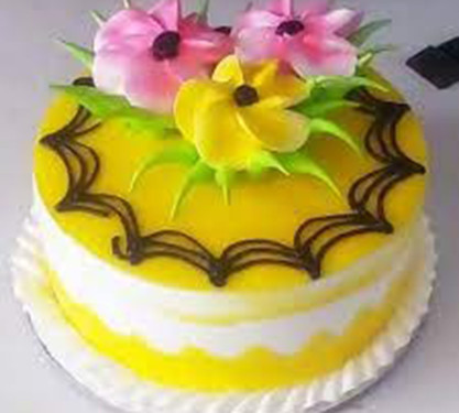 Cake Pineapple 500 Gm Eggless