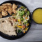 Roti, Chicken And Veggies (With Dal)