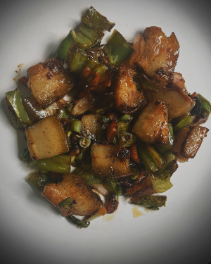 Pork Sliced Dry Fry With Veggies