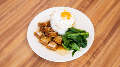 Crispy Pork Belly On Rice