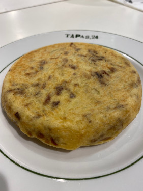 Tortilla De Patatas Cremosa Con Cebolla