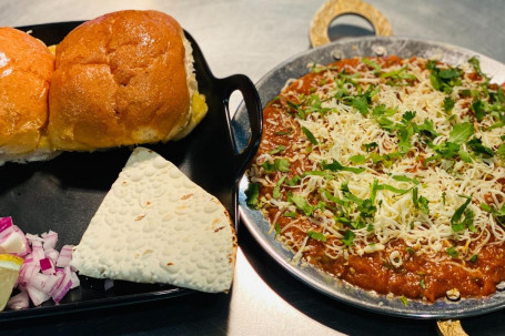 T A Cheese Pav Bhaji