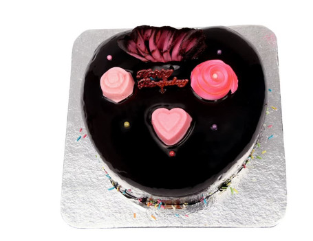 Heart Chocolate Mud Cake