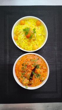 Kadai Paneer With Motia Pulao