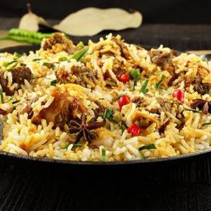 Lammekød Biryani