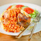 Jacket Potato, Vegan Cheese, And Beans