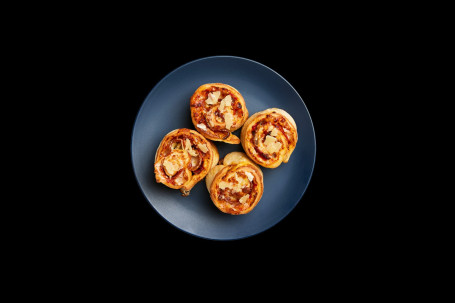 Cheesy Pepperoni Scrolls