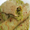 Stuffed Matar Paneer Paratha With Salad Chutney Butter