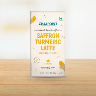 Saffron Turmeric Latte (Pack Of 10)