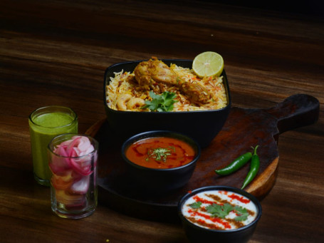 Chicken Rara Biryani 4Pcs [Chacha Spcl.