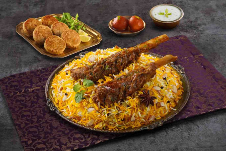 Bemisaal Nalli Gosht Biryani (Lamb Shank Biryani- Serves 2-3) Mutton Galauti Kebab (6 Pcs)