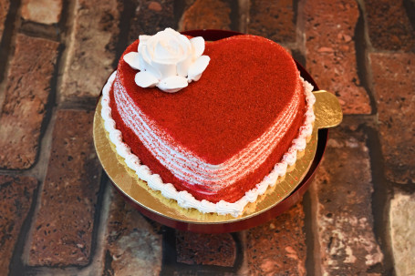 Eggless Heart Shape Red Velvet Cake[500 Gm]