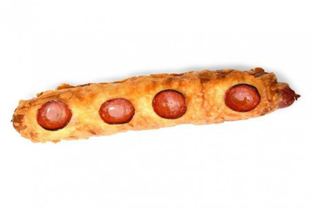 Cheese And Pepperoni Pretzel Dog