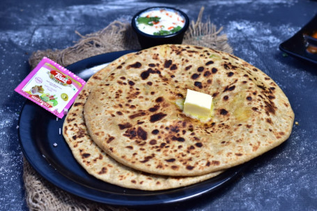 2 Aloo Parantha Dahi Pickle