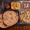 Deluxe Thali(Cheese Dish Dal Raita Rice Chapati (4)