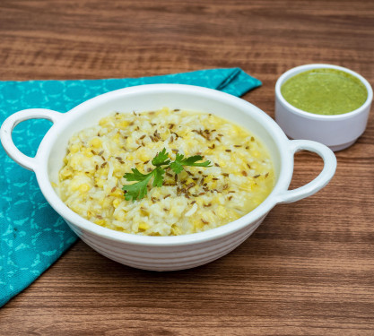 Onion Tadka Khichdi Spicy