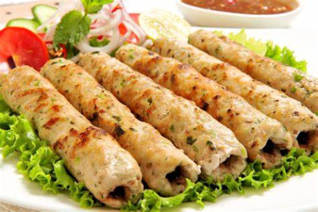 Chicken Seekh Kabab 2 Psc With Mint Mayo