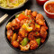 Crispy Chilli Mushroom Dry [16 Pieces/ 250 Gm--served With 200 Gm Hakka Noodles]