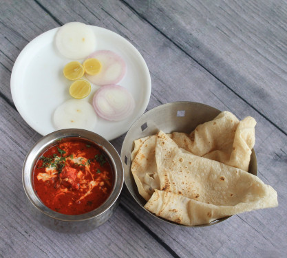 Kadai Chicken Butter Roti Combo