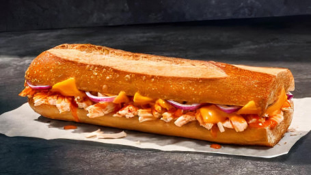 New Smoky Buffalo Chicken Melt - Ristet Baguette