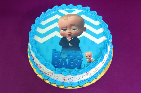 Boss Baby Photo Cake