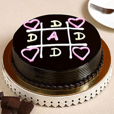 Happy Father's Day Truffle Cake