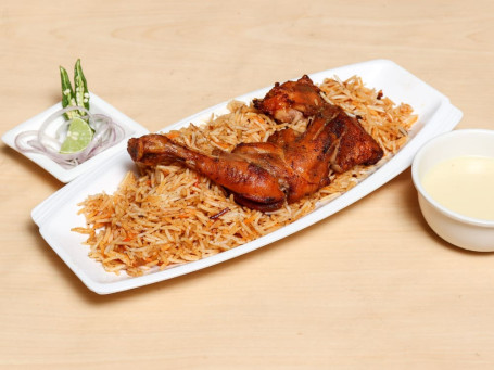 Chicken Biryani Fry Leg