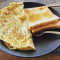 American Double Egg Bread Omelette