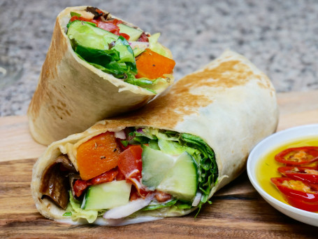 Toasted Garden Salad Wrap