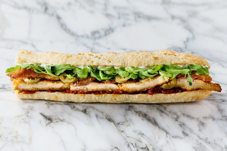 Chicken Milanese On Sourdough Baguette