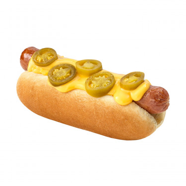 Cheese And Jalapeno Hot Dog