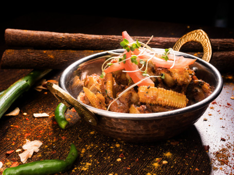 Bhindi Babycorn Jeera Tadka