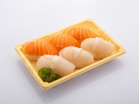 Salmon Scallop Nigiri Box