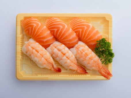 Salmon Prawn Nigiri Box