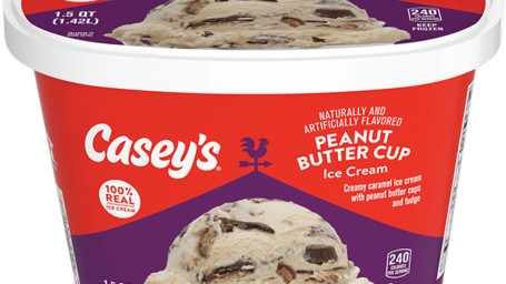 Casey's Peanut Butter Cup Ice Cream 48 Oz