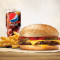 Shuāng Qǐ Sī Niú Ròu Bǎo Tào Cān Double Cheese Burger Meal